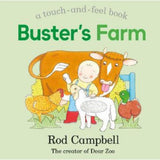 Rod Campbell Buster's Farm touch-and-feel board book, UK version