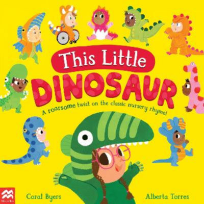 Coral Byers This Little Dinosaur counting book, UK version