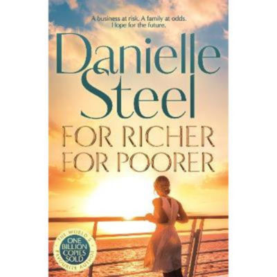 Danielle Steel hardback novel For Richer For Poorer, UK version