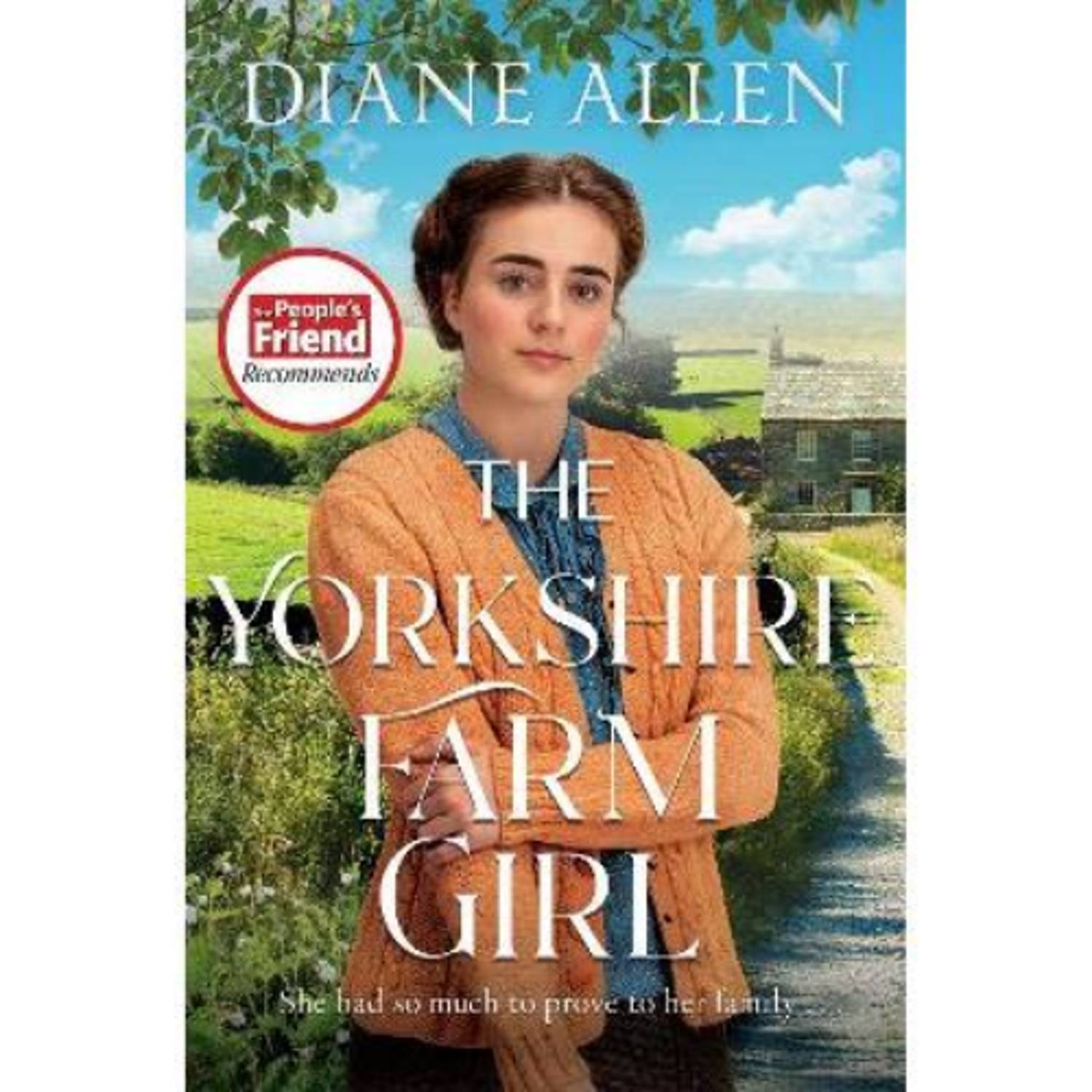 Diane Allen Yorkshire Farm Girl novel paperback (British brand)