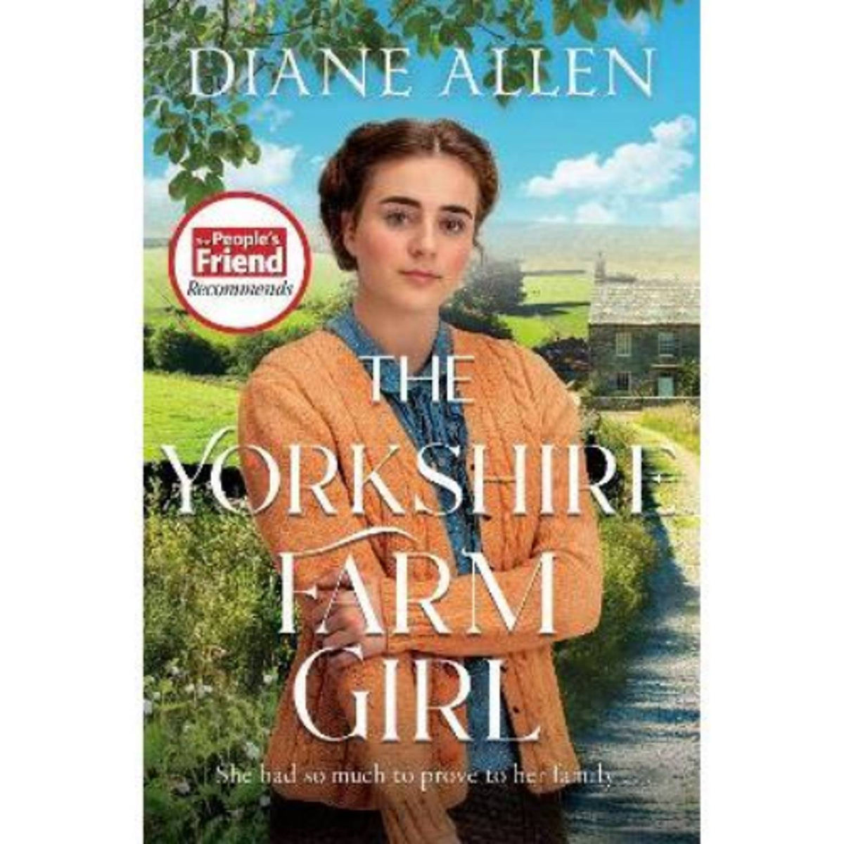 Diane Allen Yorkshire Farm Girl novel paperback (British brand)