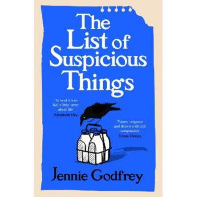 Jennie Godfrey hardback book List of Suspicious Things (British brand)