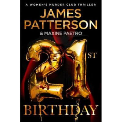 James Patterson 21st Birthday paperback book, UK version