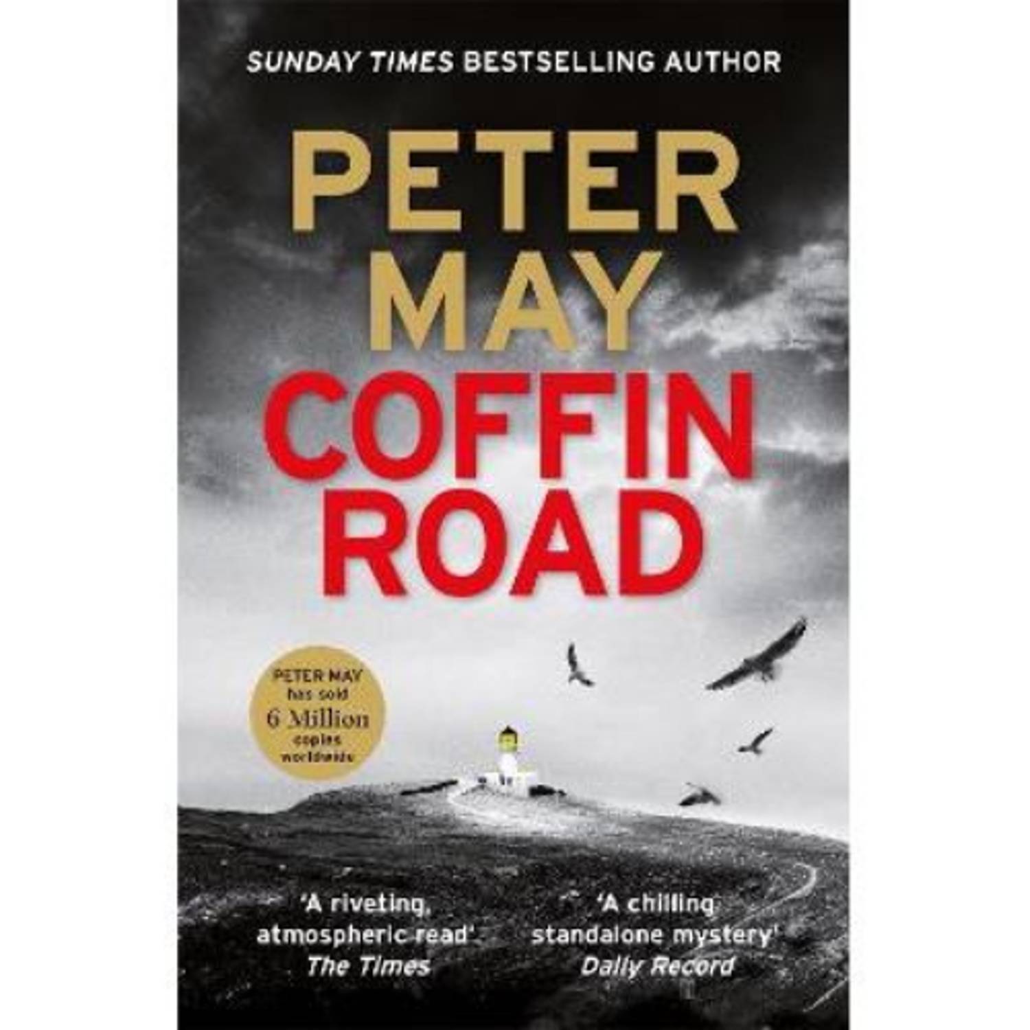 Peter May Coffin Road paperback crime thriller, imported from the UK