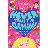 Freja Nicole Woolf Never Trust a Gemini book cover - British product