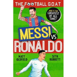 Matt Oldfield Messi vs Ronaldo book cover, imported from the UK
