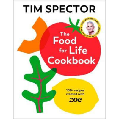 Hardback Food For Life Cookbook by Tim Spector, UK version