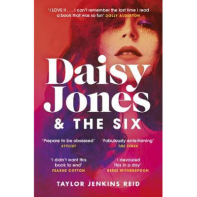 Taylor Jenkins Reid paperback book Daisy Jones and The Six, imported from the UK