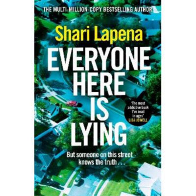 Shari Lapena Everyone Here is Lying hardback thriller - British product
