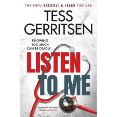 Hardback Listen To Me by Tess Gerritsen, imported from the UK
