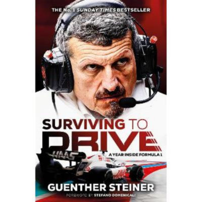 Guenther Steiner Surviving to Drive hardback (British brand)