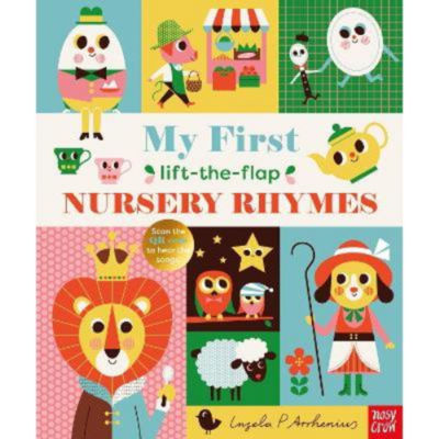 Ingela P Arrhenius lift-the-flap nursery rhymes board book, imported from the UK