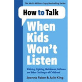 Joanna Faber parenting book How to Talk When Kids Won't Listen paperback, imported from the UK