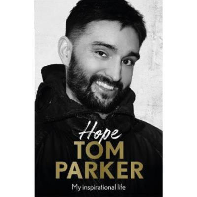 Hardback Hope memoir by Tom Parker, imported from the UK