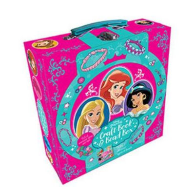 Disney Princess craft book and bead box - British product