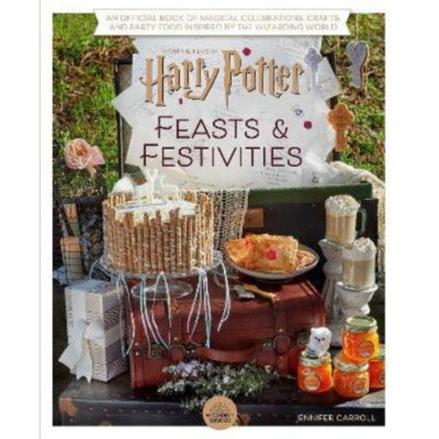 Harry Potter Festivities Feasts hardback book by Jennifer Carroll, imported from the UK