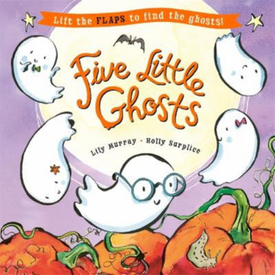 Five Little Ghosts children's lift-the-flap book (British brand)