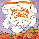 Five Little Ghosts children's lift-the-flap book (British brand)