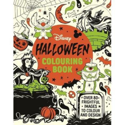 Disney Halloween colouring book over 80 pages - British product
