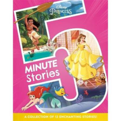 Disney Princess 5 Minute Stories hardcover book - British product