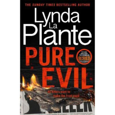 Lynda La Plante Pure Evil hardback thriller book, imported from the UK