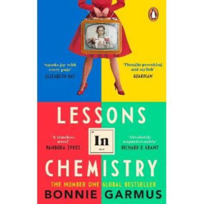 Bonnie Garmus Lessons in Chemistry paperback book, UK version
