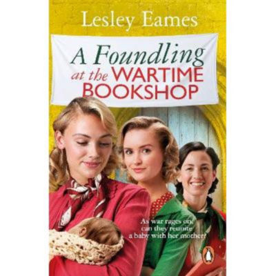 Lesley Eames Foundling Wartime Bookshop paperback book, imported from the UK