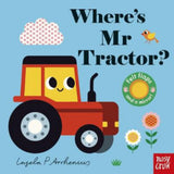 Ingela P Arrhenius Where's Mr Tractor felt flap board book, imported from the UK
