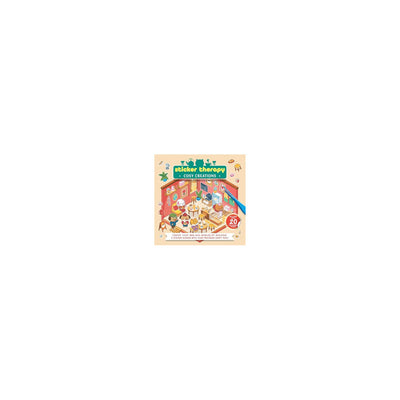 ASDA Igloo Books Sticker Therapy Cosy Creations Sticker and Colouring Book Hardback- Buy online at McGrocer