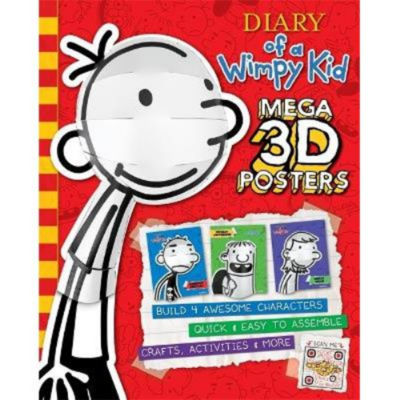 Jeff Kinney Pop Heads 3D craft book - British product