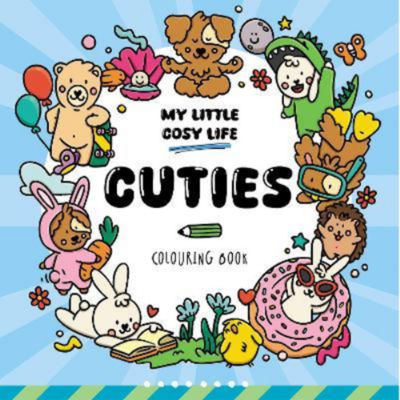 Caro Van Den Berg Kids Cuties colouring book - British product