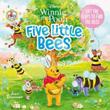 Disney Winnie the Pooh Five Little Bees Easter lift-the-flap picture book - British product