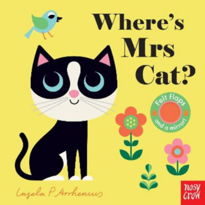 Ingela P Arrhenius Where's Mrs Cat felt flap board book - British product