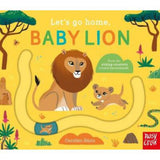 Baby Lion sliding counter board book - British product