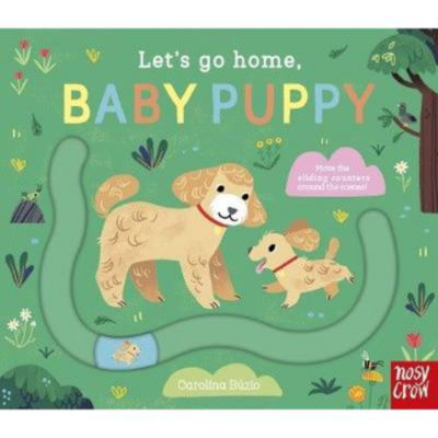 Baby puppy interactive board book with sliding counters, British brand