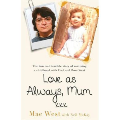 Mae West Love as Always Mum xxx memoir book cover, UK version
