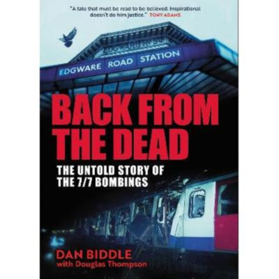 Dan Biddle hardback Back From The Dead book, UK version