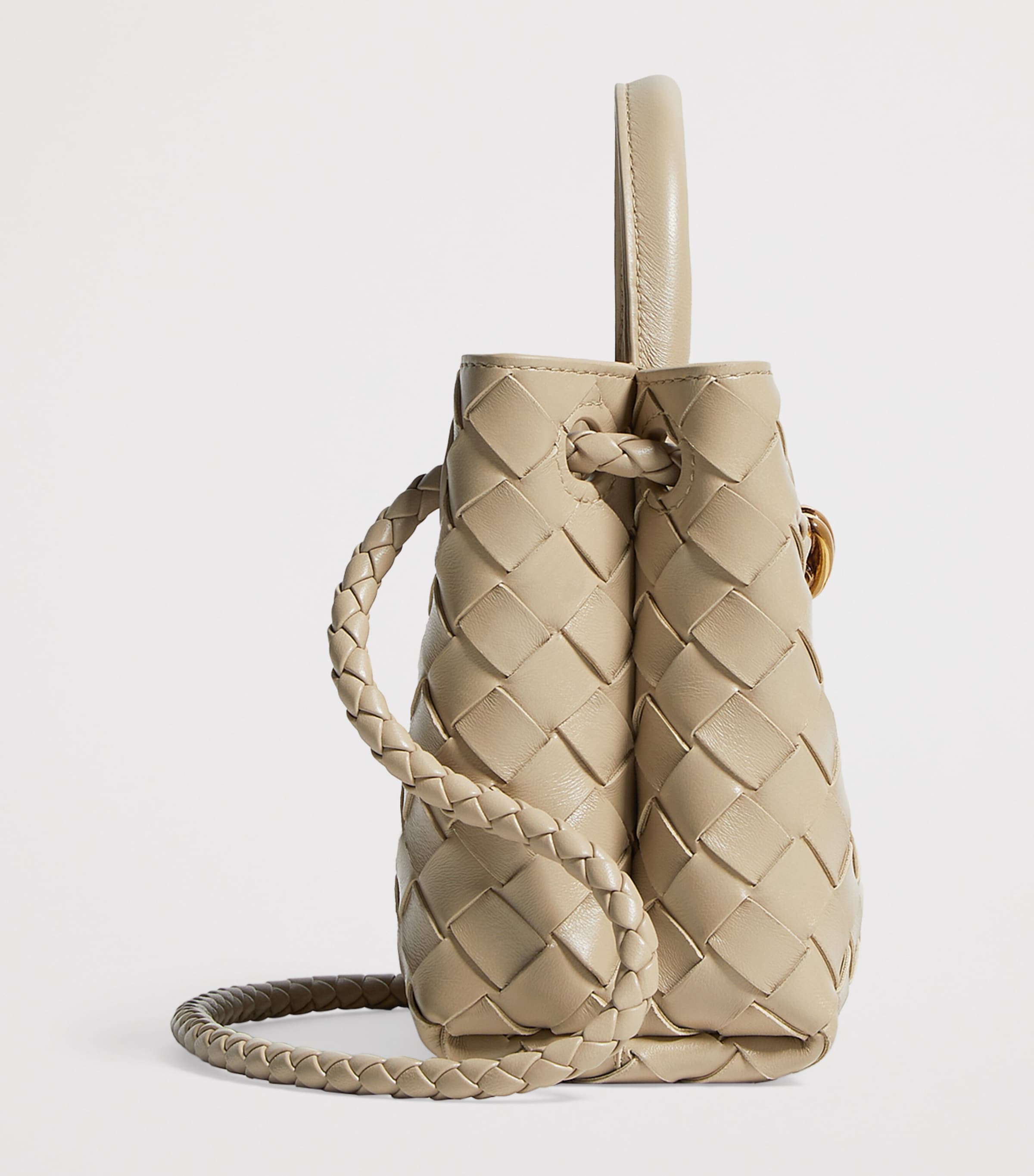 Bottega Veneta mini leather Andiamo top-handle bag - British product