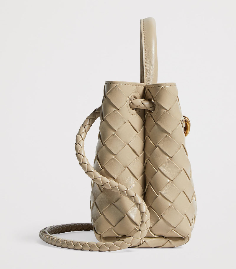 Bottega Veneta mini leather Andiamo top-handle bag - British product