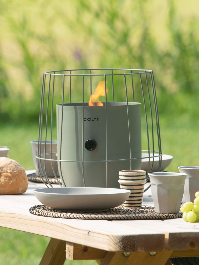 Pacific Green Garden Cosiscoop Basket Fire Pit Lantern (British brand)