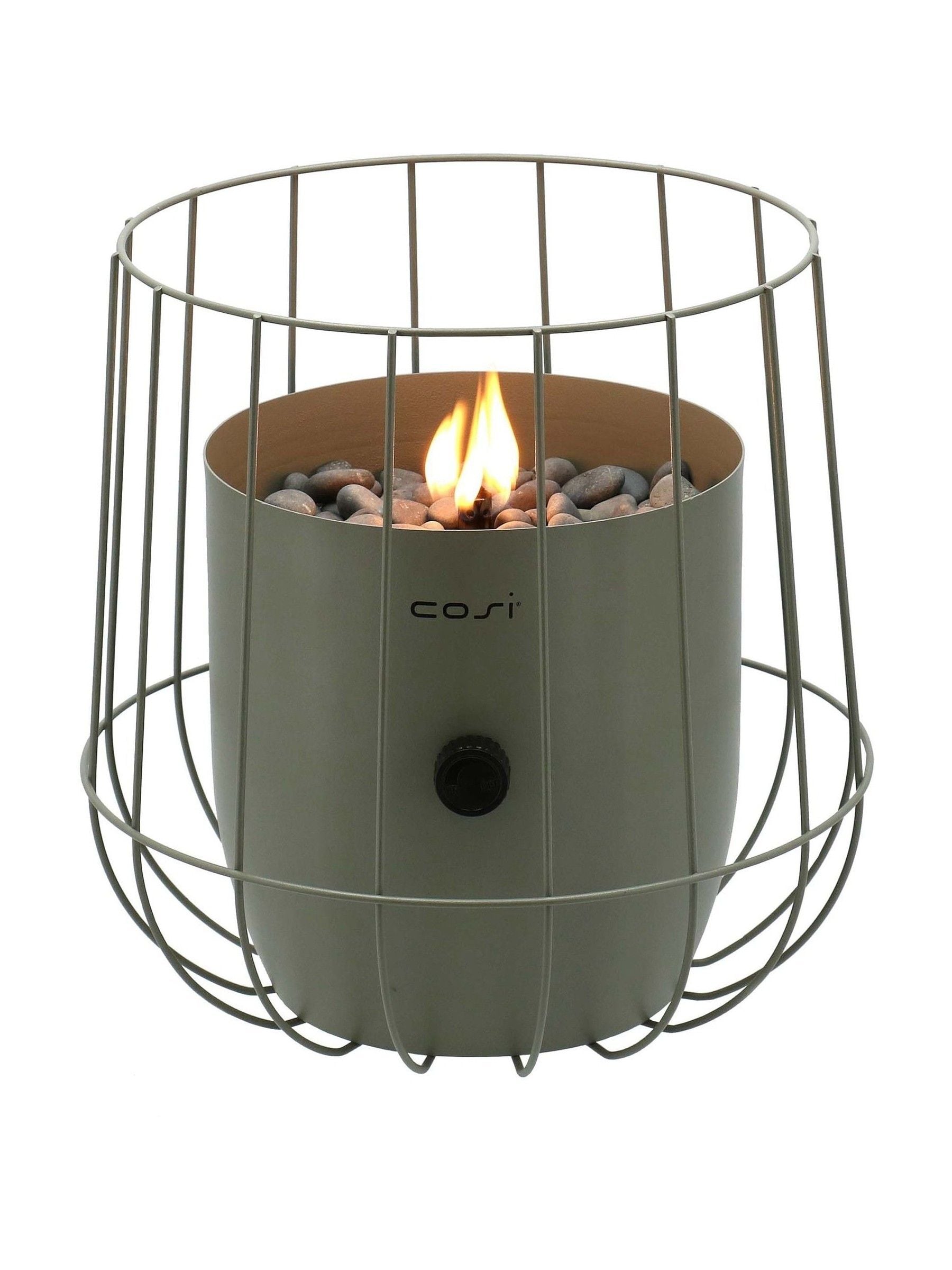 Pacific Green Garden Cosiscoop Basket Fire Pit Lantern (British brand)