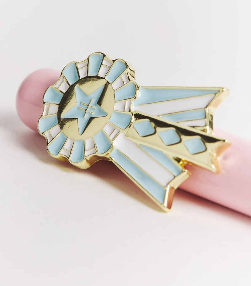 Harrods rosette pen pastel metal - British product
