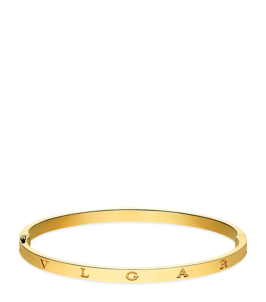 Bvlgari 18-karat yellow gold B.zero1 bangle, UK version