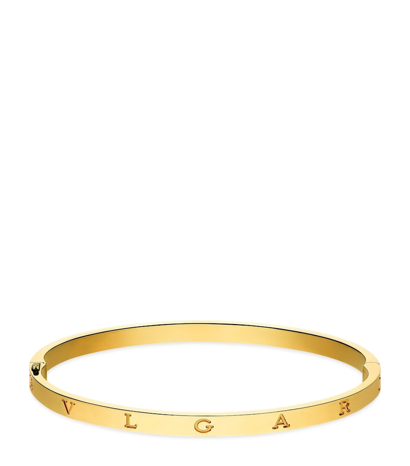 Bvlgari 18-karat yellow gold B.zero1 bangle, UK version