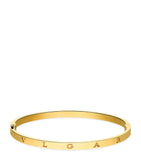 Bvlgari 18-karat yellow gold B.zero1 bangle, UK version
