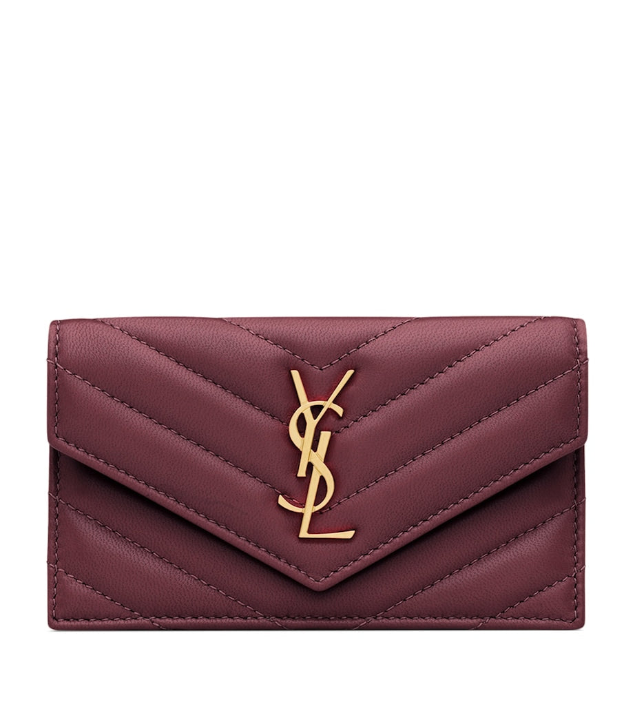 Saint Laurent Cassandre lambskin card holder 8x13cm, UK version