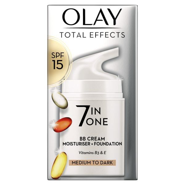 Olay Total Effects 7in1 BB Face Cream, Medium To Dark, 50ml GOODS Superdrug   