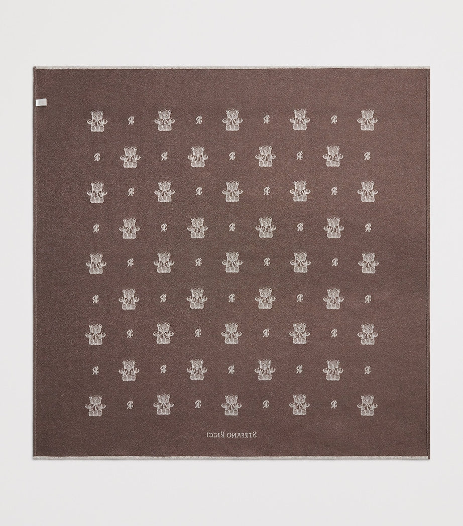 Stefano Ricci cashmere teddy blanket 90cm, imported from the UK