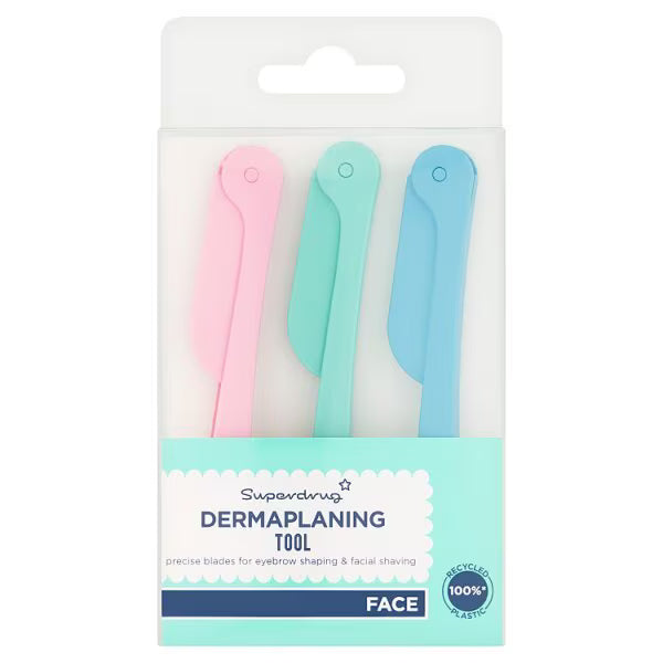 Superdrug Dermaplaning Tool Multi-Purpose x3 (British brand)