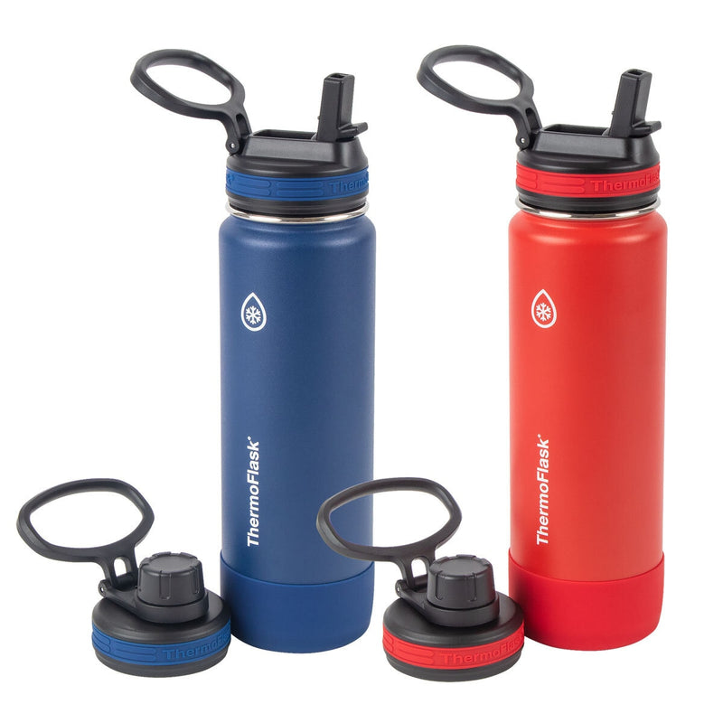 ThermoFlask insulated water bottles 710ml 2 pack (British brand)